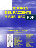 Posiciones Del Paciente Y Sus Usos