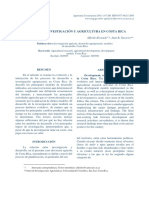 Desarrollo e Investigación de La Agricultura en Costa Rica