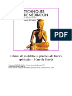 Tehnici de Meditatie Si Practici Ale Trezirii Spirituale Marc de Smedt
