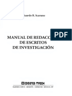 Scarano Eduardo S - Manual de Redaccion de Escritos de Investigacion PDF