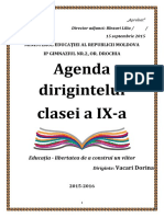 Agenda Dirigintelui Ix