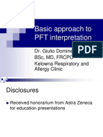 PFT interpretation: A basic approach