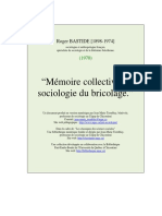 Memoire Collective Socio Bricolage PDF