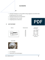 Contoh Laporan Praktikum Kalorimeter PDF