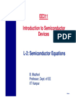 EE311 L2 Drift Diffusion Equations