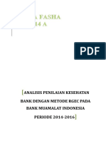 Analisis Penilaian Kesehatan Bank Metode RGEC Pada Bank Muamalat Indonesia Periode 2015-2016