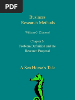 Business Research Methods: Problem Definition and The Research Proposal