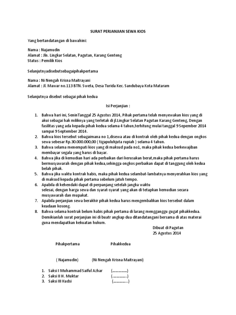 SURAT PERJANJIAN SEWA KIOS.docx