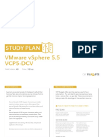 Study Plan VMware VSphere 5.5 VCP5 DCV