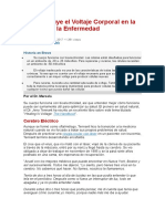 Cómo Influye El Voltaje Corporal en La Salud y en La Enfermedad