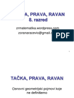 Osmi Razred Tacka Prava Ravan 2018
