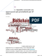 Blockchain - I Benefici Concreti e Le Applicazioni Più Promettenti Per 27 Settori