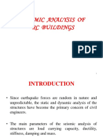 Seismic Analysis of RC Buildings