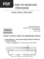 Strut-And-Tie Modeling Provisions - What When and How