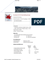 Screening Tool For New Building Design