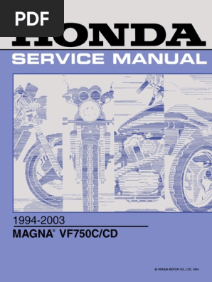 1994-2003 HONDA Service Manual - Magna VF750C-CD - With Parts