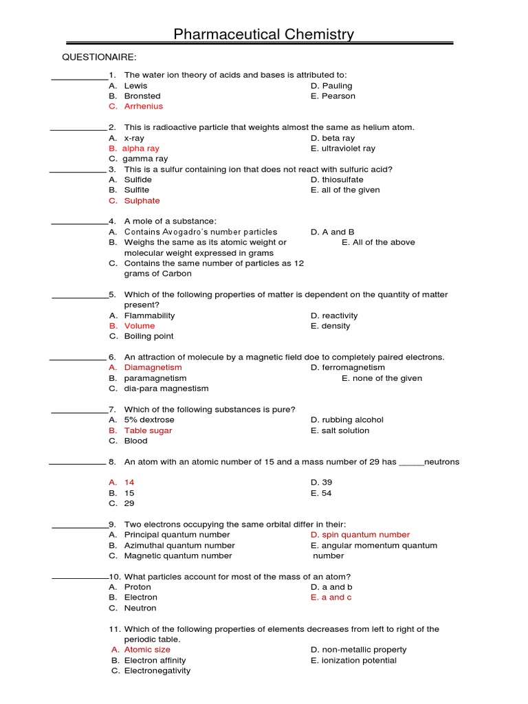 B Pharmaceutical Chemistry Alkene Alcohol