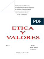 Etica y Valores