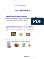 Tema 3 Nos Alimentamos PDF