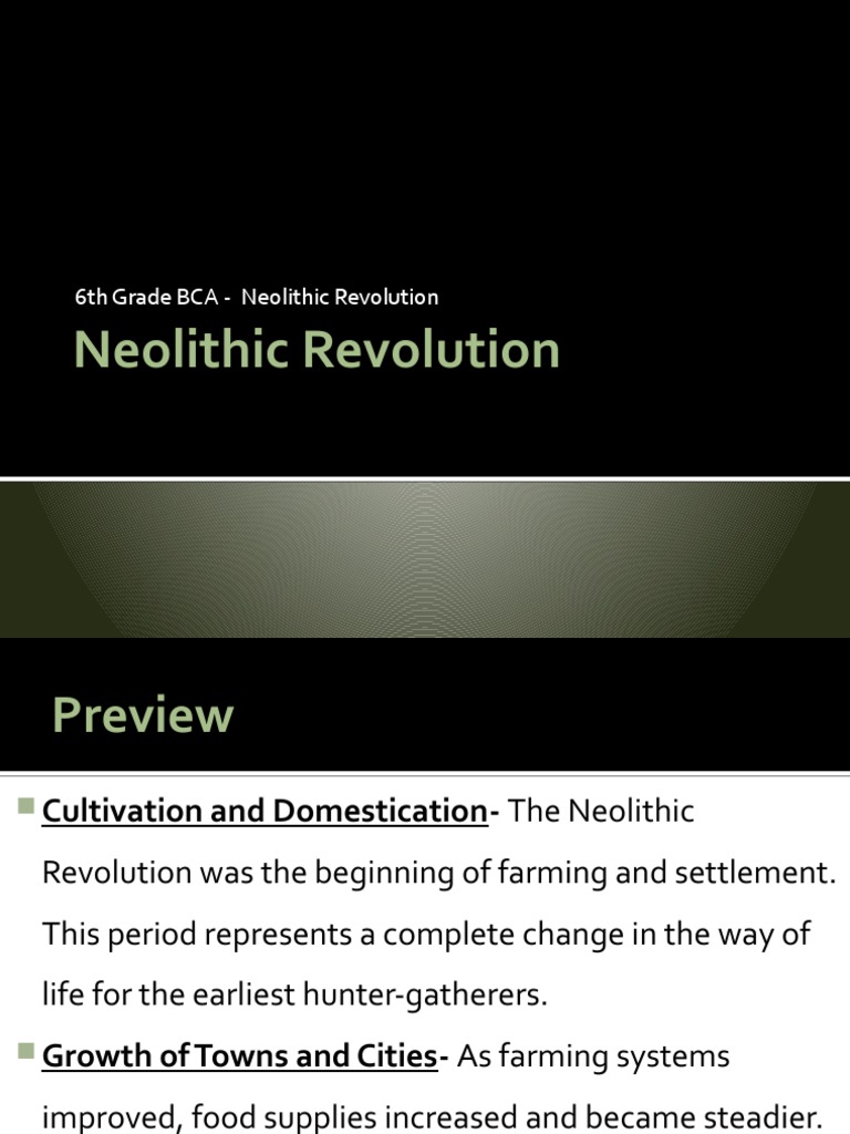 Neolithic Revolution | PDF | Domestication | Neolithic
