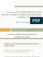 Desafíos en La Implementación de Los Nuevos Acuerdos Fiscales Internacionales: Cambios y Consecuencias - Guzmán Ramírez