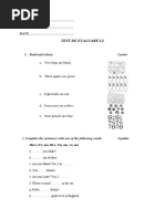 Test de Evaluare L2