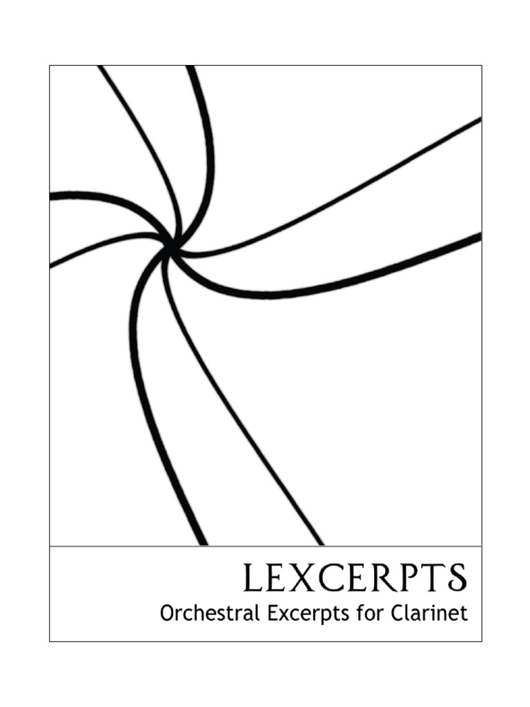 Lexcerpts Orchestral Excerpts For v3.1 (US) PDF E Flat Symphony