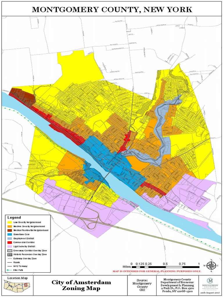City of Amsterdam Proposed Zoning Map (2017)