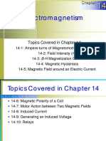 Electromagnetism: Topics Covered in Chapter 14