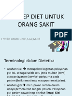 Konsep Diet Untuk Orang Sakit d4