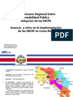Avances y Retos en La Implementación de Las NICSP en La Región - Costa Rica
