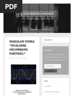 Download Makalah Fisika Dualisme Gelombang Partikel - Xcherryblossomsx by Yoga Mokalu SN359144197 doc pdf