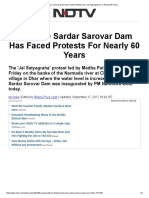 Why Sardar Sarovar Dam Has Faced Protests Like 'Jal Satyagraha' For Nearly 60 Years