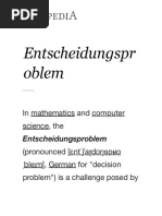 Entscheidungsproblem - Wikipedia