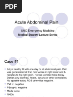 Rovsing's Sign: RLQ Pain Indicator | PDF