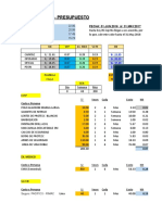  APU en excel