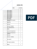 Jadwal Kuliah Prodi Fa Gasal 2017 - 2018