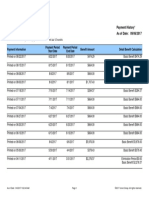 Payment History As of Date: 09/06/2017 Claimant Name: Claim Number: 13240796 Cesar Ruiz