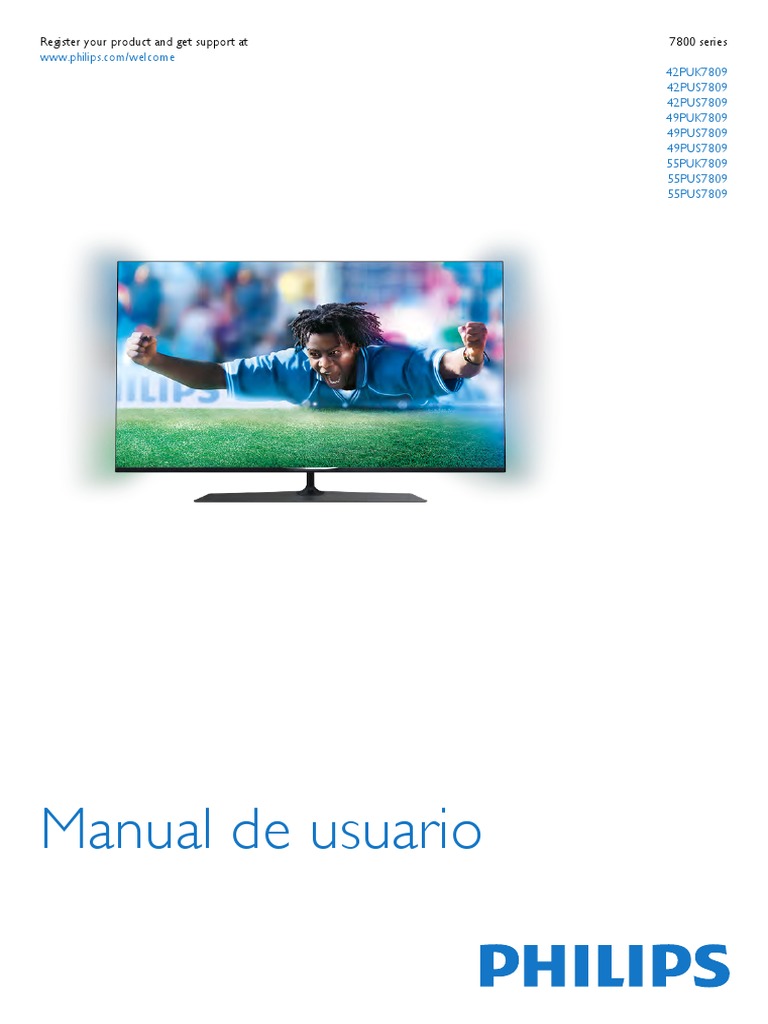 Manual TV Philips Hdmi Red de computadoras