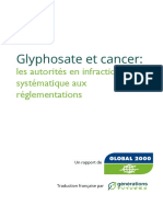 Glyphosate Cancer Rapport Complet