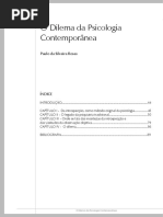 O Dilema Da Psicologia Contemporânea