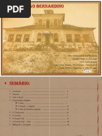 Histórico e Diagnóstico Fazenda São Bernardino