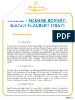 Flaubert - Madame Bovary Résumé Digischool