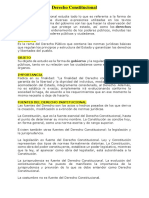 Derecho Constitucional