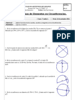 Guía de Circunferencias N° 17 (Teoremas de Las Cuerdas, Secantes y Tangentes)