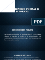 Comunicación Formal e Informal