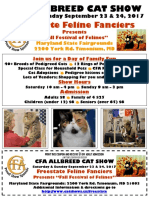 Cfa Allbreed Cat Show: Freestate Feline Fanciers