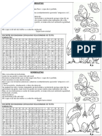 BORBOLETAS Com Caça Palavras..