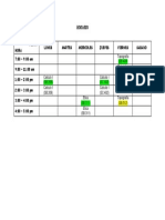 Horario Semestre 2 2017