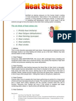 Heat Stress Fact Sheet